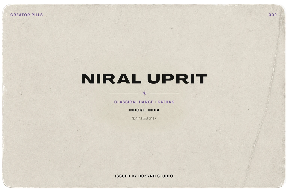 Niral Uprit creator ID front